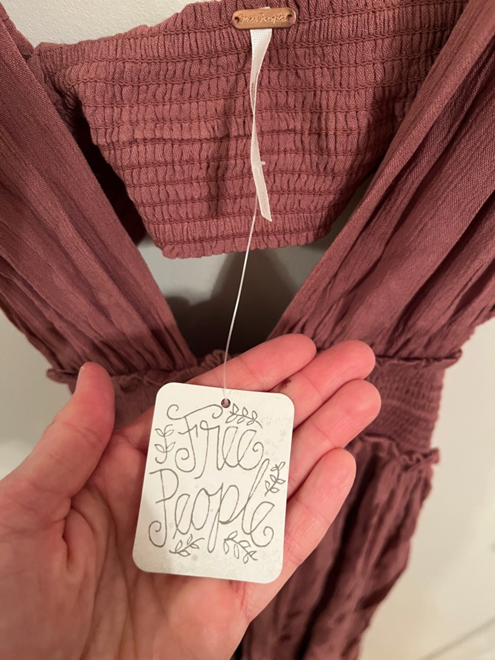 Free People Santa Maria Maxi Dress in Mauve - Picture 8 of 8